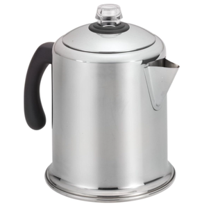 lot 176 image: Farberware 50124 Classic Yosemite Stainless Steel Coffee Percolator - 8 Cup, Silver