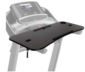 lot 182 image: Treadmill Laptop Desk, NEXAN Universal Ergonomic Platform Workstation for Treadmill Handlebars up to 35 inches, wood finish