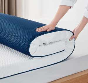 lot 282 image: LINSY LIVING 3 Inches Twin XL Memory Foam Mattress Topper