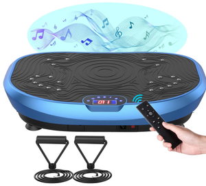 lot 37 image: AXV Vibration Plate Exercise Machine Whole Body Workout Power Vibrate Fitness Platform Vibrating