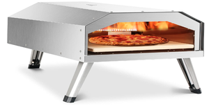 lot 38 image: BIG HORN Gas Pizza Oven, 12 inch Portable Stainless Steel Propane Pizza Oven