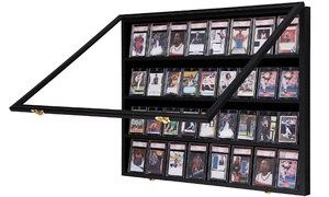 lot 166 image: VERANI Baseball Card Display Case - 36 Graded Sports Card Display Frame