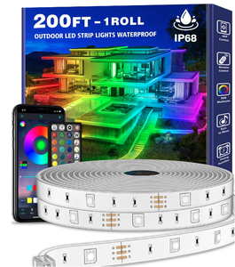 lot 239 image: 200ft Outdoor LED Strip Lights Waterproof 1 Roll,IP68 Outside Led Light Strips Waterproof with App and Remote