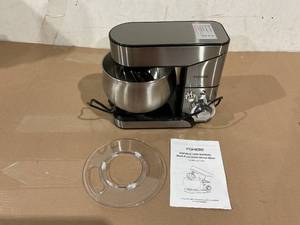 lot 42 image: Stand Mixer FOHERE, 5.8 QT Stainless Steel Mixer with Dough Hook