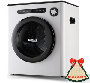 lot 5 image: Dessiz Digital Control Compact Laundry Dryer - 11lbs Capacity, Portable Clothes Dryer Machine for Small Spaces