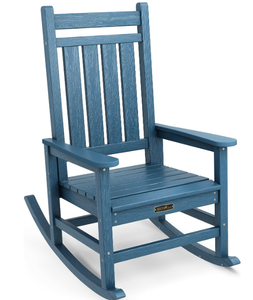 lot 51 image: SERWALL Oversized Rocking Chair, Outdoor Rocking Chair for Adults