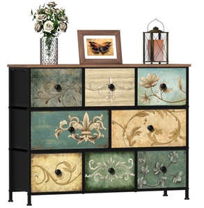lot 79 image: Tohomeor Dresser with Drawers for Bedroom Chest of Drawers Fabric Dresser for Closet