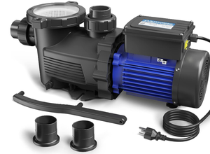 lot 83 image: AQUASTRONG 2 HP InAbove Ground Dual Speed Pool Pump, 115V, 5186 GPH, High Flow