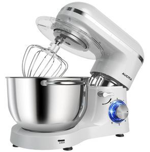 lot 90 image: Aucma Stand Mixer,6.5-QT 660W 6-Speed Tilt-Head Food Mixer