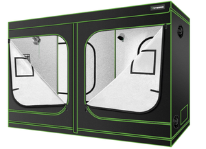 lot 342 image: VIVOSUN S848 4x8 Grow Tent, High Reflective Mylar with Observation Window and Floor Tray