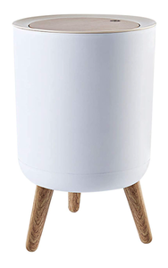lot 435 image: Trash can,7Liter1.8 Gallon Garbage can with Press top Lid,Nordic Modern Waste Basket