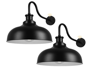 lot 442 image: Diyel Dusk to Dawn Outdoor Gooseneck Barn Light