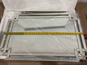 lot 378 image: Decorative Mirror Measures 35 x 24