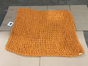 lot 372 image: Orange Throw Blanket