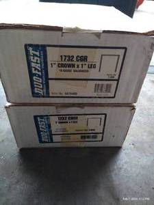 lot 26 image: (2) Boxes Duo-Fast Staples