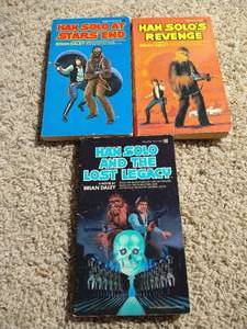 lot 48 image: Vintage Han Solo Paperback Book Set - Complete