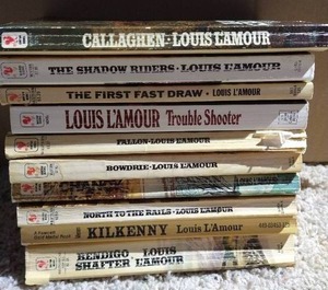 lot 56 image: (10) Louis LAmour Books