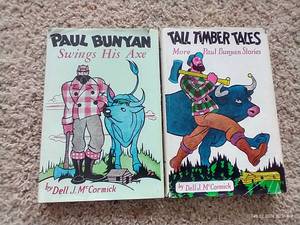 lot 69 image: (2) 1980s Paul Bunyan Hardcover Books