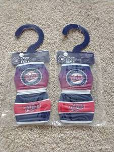 lot 71 image: (2) Brand New Packages of Minnesota Twins Youth Face Masks