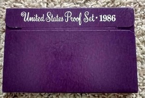 lot 72 image: 1986 U.S. Mint Proof Set