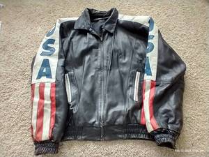 lot 75 image: Vintage Leather USA Jacket