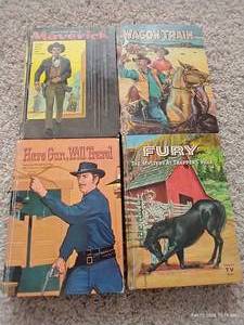lot 85 image: (4) Vintage Whitman Western Hardcover Books