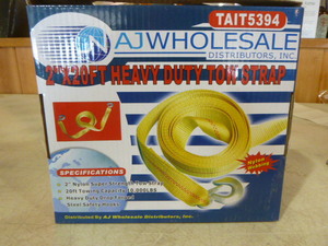 lot 30 image: AJ Wholesale Heavy Duty Tow Strap