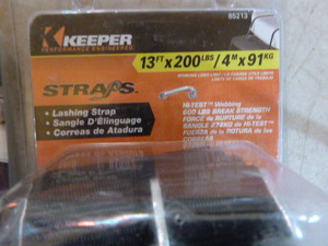 lot 36 image: 2 Keeper Lashing Straps