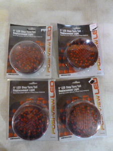 lot 67 image: 4 Road Pro 4 LED StopTurnTail Replacement Lights