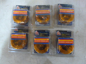 lot 80 image: 6 Night-Blaster Amber ClearanceMarker Lights