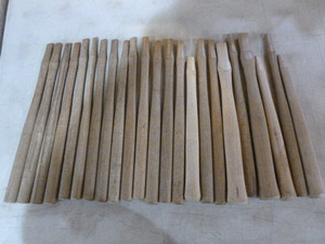 lot 121 image: 23 Wooden Handles
