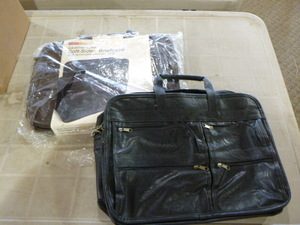 lot 157 image: 2 Road Pro Leather-Like Soft-Sided Briefcases