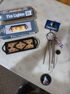 lot 177 image: Fire Lighters and Wind Chime