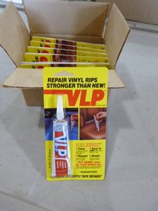 lot 189 image: Box of VLP Clear Liquid Vinyl Repair