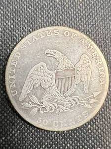 1837 US BUST HALF DOLLAR