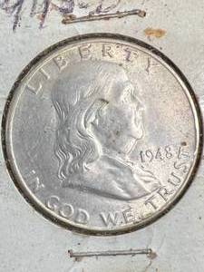 1948-D US FRANKLIN HALF DOLLAR