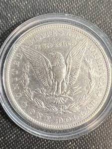 1878 US MORGAN SILVER DOLLAR IN AIRTITE