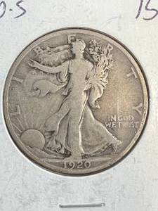 1920-S US WALKING LIBERTY HALF DOLLAR