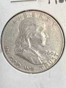1960-D US FRANKLIN HALF DOLLAR