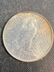 1922 US PEACE SILVER DOLLAR MS63 NICELY TONED