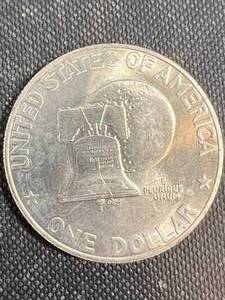 1976 US 40% SILVER IKE DOLLAR