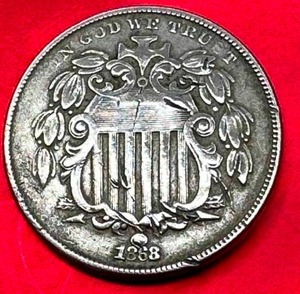 1868 Shield Nickel