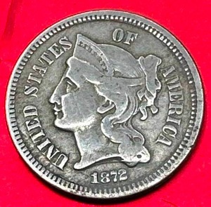 1872 Three Cent Nickel