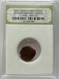 Spanish Bronze Coin c1400-1600 AD