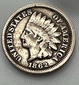 1862 Indian Head Penny