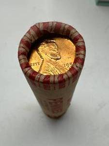 Unsearched Roll of Wheat Pennies