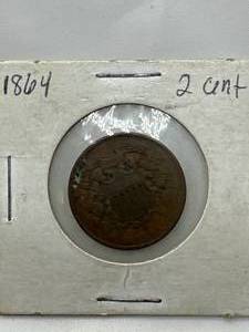 1864 Two Cent Piece