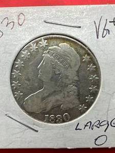 1830 Capped Bust Half Dollar