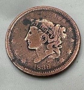 1838 Large Cent Penny