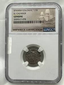 Genuine Shipwreck Certified El Cazador Reale